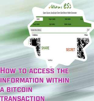 Make bitcoin transfers traceable